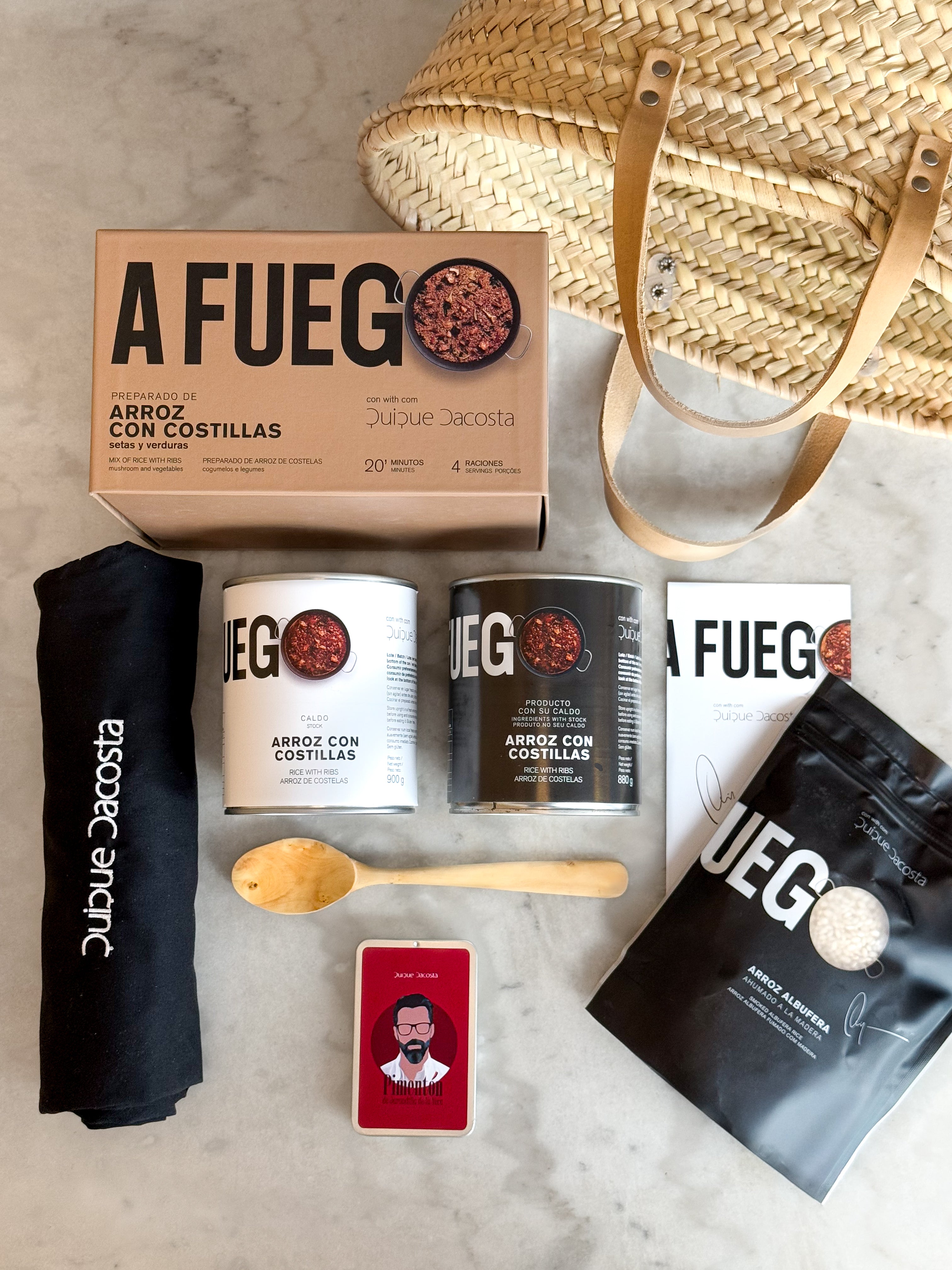 pack A Fuego cesta Arroz con Costillas