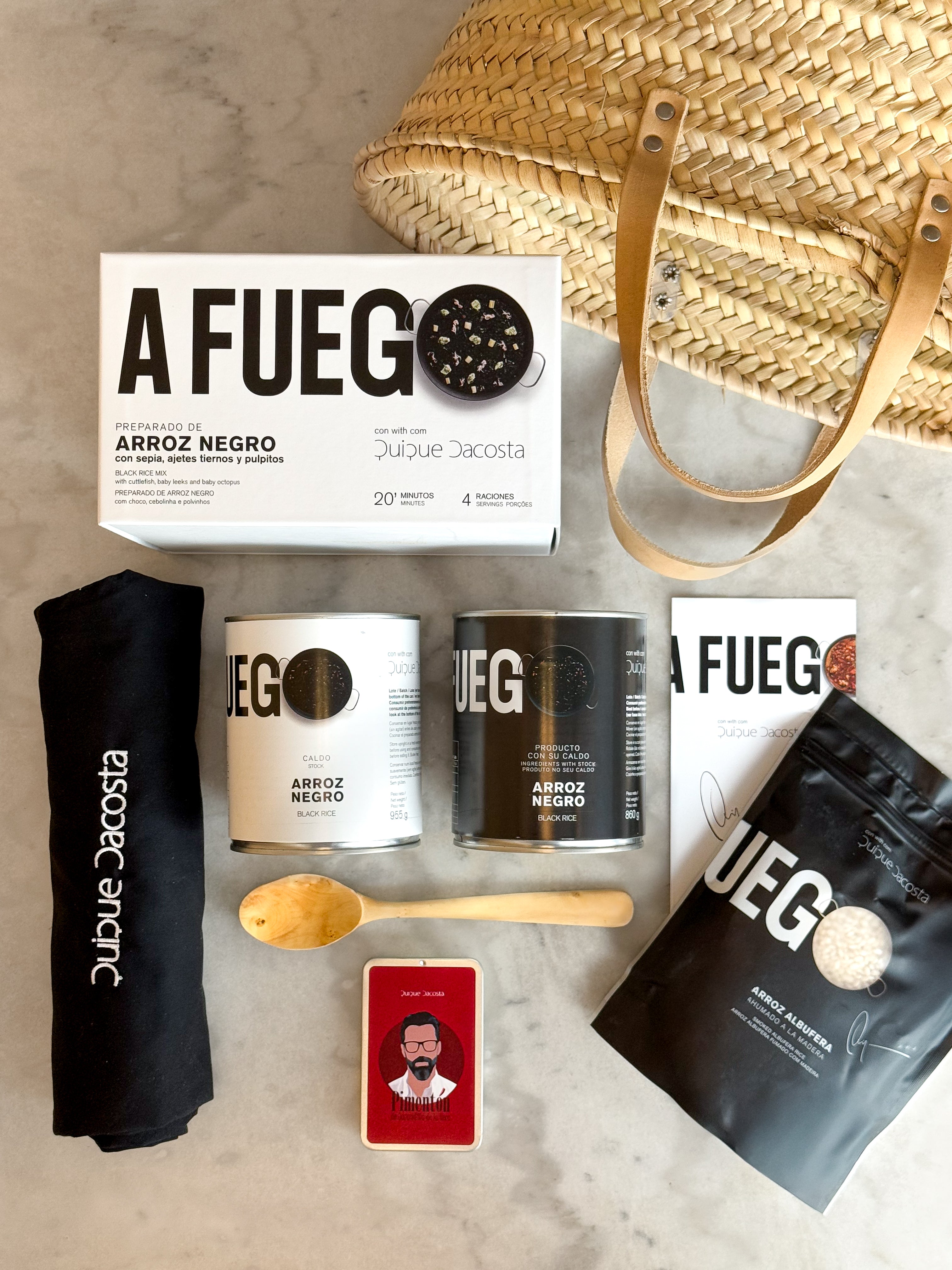 Capazo con Arroz Negro